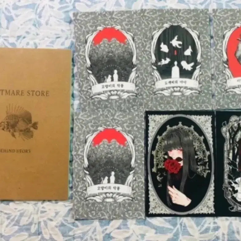 [BUNJANG] Nightmare Store: Behind Story Book and Postcard Set by Author Beoseonbutsure / 텀블벅 도서 악몽상점 비하인드, 엽서 버선버섯 작가