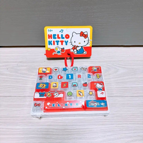 [BUNJANG] Hello Kitty Large Keycap Keychain (26 Slots) / <2개 남음> 키티 키보드 키캡 대왕 키캡 키링 26구 키캡 클리커 클릭커