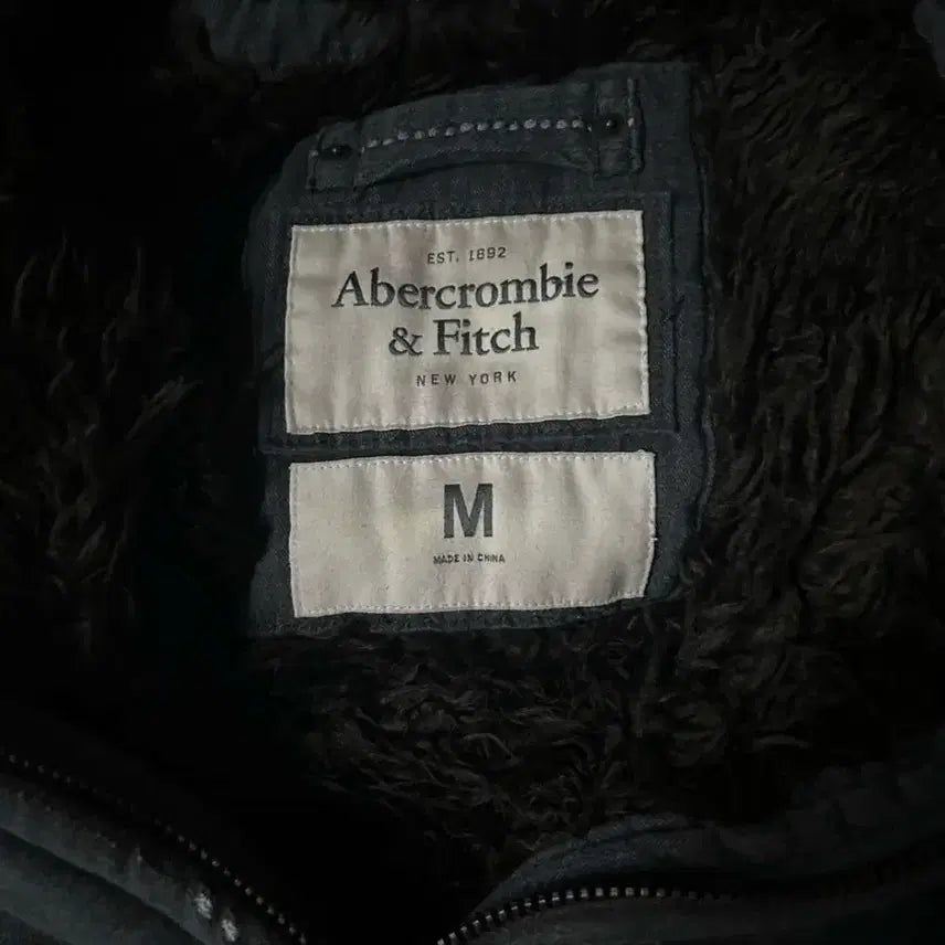 [BUNJANG] Abercrombie & Fitch Fleece Lined Zip-Up Hoodie - Size M / 아베크롬비앤피치 후드집업 M