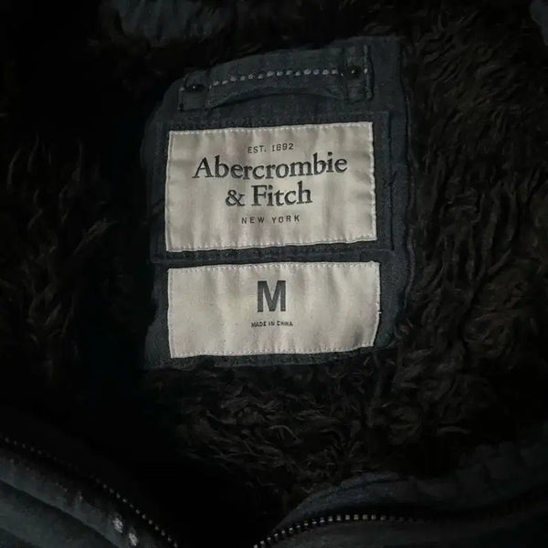 [BUNJANG] Abercrombie & Fitch Fleece Lined Zip-Up Hoodie - Size M / 아베크롬비앤피치 후드집업 M