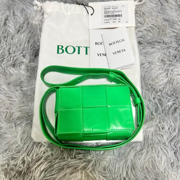 [BUNJANG] Bottega Veneta Cassette Mini Bag Green / 보테가 카세트 미니백