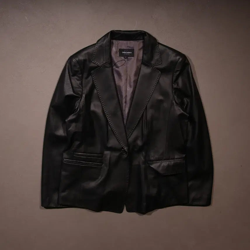 [BUNJANG] Vintage Lambskin Blazer / 빈티지 양가죽 블레이저 A412