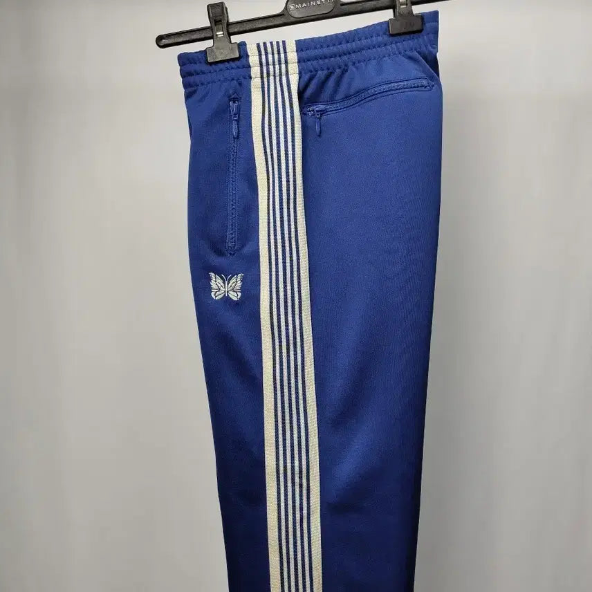 [BUNJANG] Needles Track Pant - Poly Smooth Royal Blue Straight S / 니들스 트랙팬츠 로얄블루 스트레이트 s