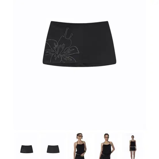 [BUNJANG] Casico Lily Mini Skirt Pants Black / 카시코 스커트 Lily Mini Skirt Pants Black