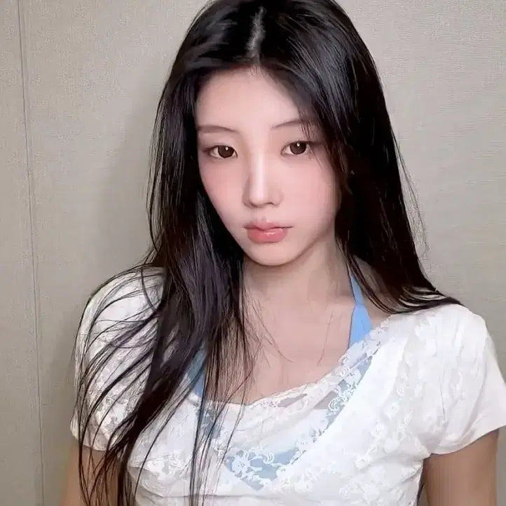 [BUNJANG] Asura Lab One-Shoulder Layered T-Shirt (WonHee Worn) / (원희 착용) 아수라 랩 반팔티, 원숄더 레이어트 티
