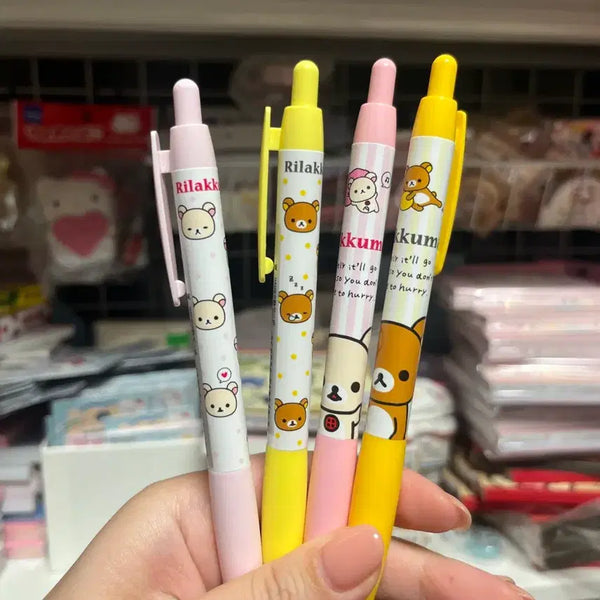 [BUNJANG] San-X Rilakkuma & Korilakkuma Ballpoint Pen / Mechanical Pencil Set / 신상 리락쿠마 볼펜 / 샤프 4종 개당 코리락쿠마
