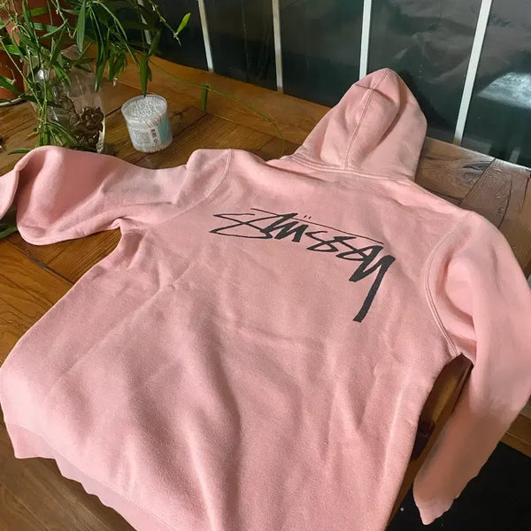[BUNJANG] Stussy 00s Vintage Cotton Logo Hoodie - Men's L / 스투시 STUSSY 00'S 빈티지코튼로고후디 / Man L
