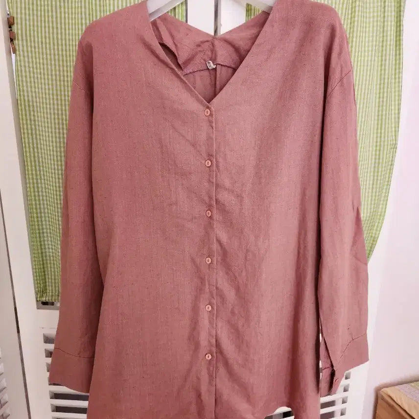 [BUNJANG] Linen V-Neck Shirt / I need A 린넨셔츠