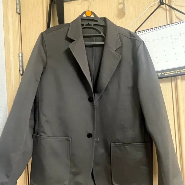 [BUNJANG] Blank Room Tailored Cotton Jacket Size 1 Graphite / 블랭크룸 테일러드 코튼자켓 1사이즈 그라파이트