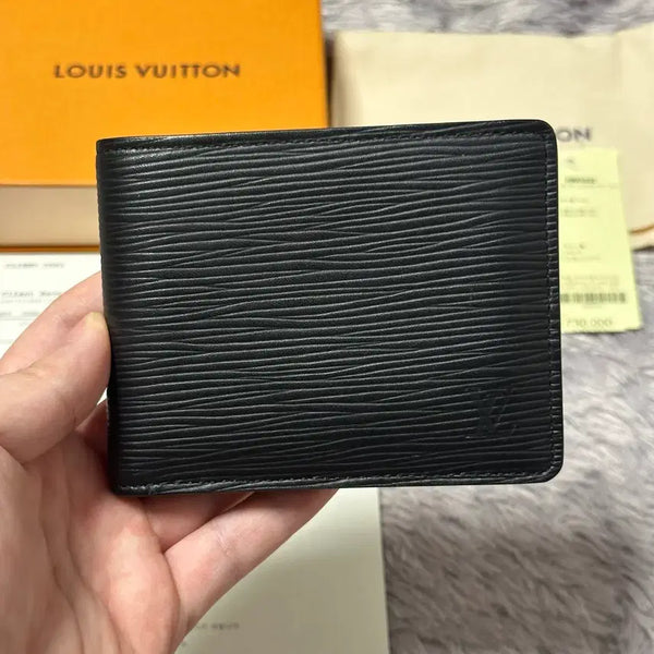 [BUNJANG] Louis Vuitton Epi Slender Wallet Bifold Black / [풀구성] 루이비통 에삐 슬렌더 월릿 반지갑 블랙