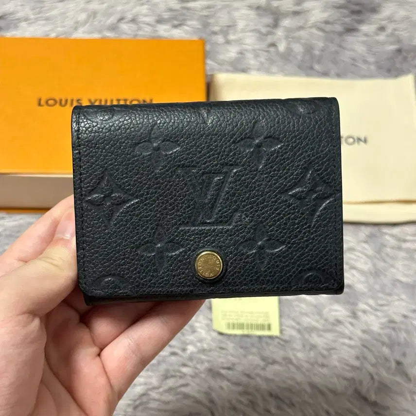 [BUNJANG] Louis Vuitton Empreinte Card Holder Black / [풀구성] 루이비통 앙프렝뜨 카드지갑 블랙