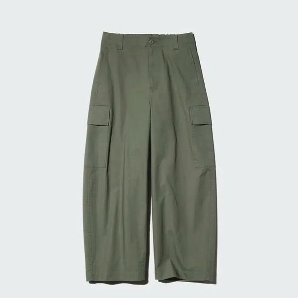 [BUNJANG] Uniqlo Barrel Cargo Pants Olive XL / (새제품)유니클로 배럴 카고 팬츠 올리브 XL