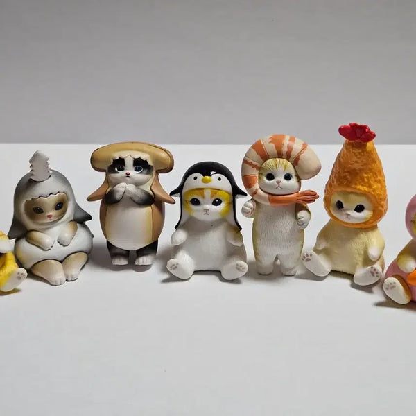 [BUNJANG] Mofu Sand Cat Figure Bundle Set / 모프샌드 모후샌드 고양이 피규어 가챠 일괄판매