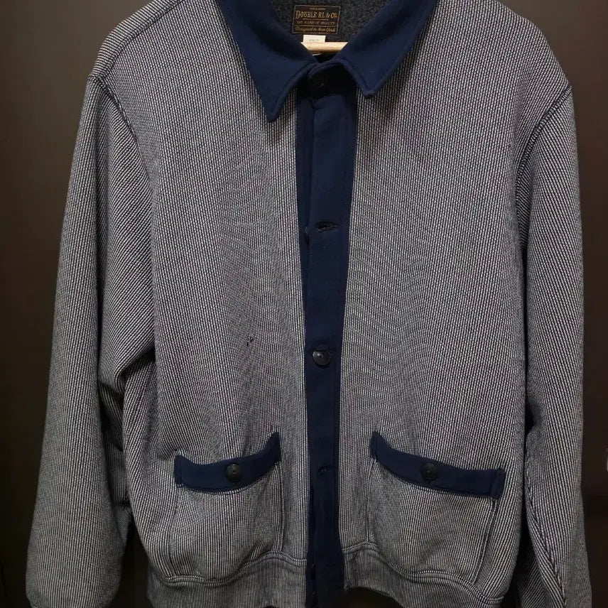 [BUNJANG] RRL Striped Cardigan Jacket / 더블알엘 스트라이프 가디건 자켓