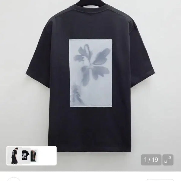 [BUNJANG] Youth Printing Panel Short Sleeve T-Shirt Black / 유스 프린팅 패널 반팔 티셔츠 블랙 (s)