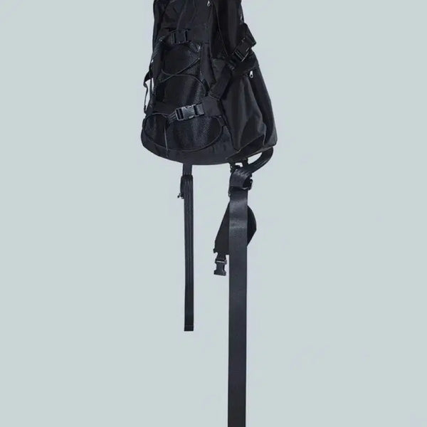 [BUNJANG] Lee Woo Gama Caras Double Track Bag Black / 이우가마카라스 더블 트랙백