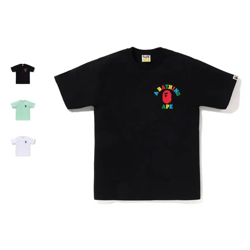 [BUNJANG] BAPE Colors College ATS T-Shirt / 베이프 컬러즈 컬리지 ATS 반팔티