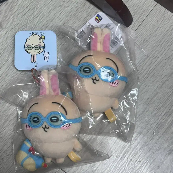 [BUNJANG] Chiikawa Usagi Water Gun Goggles Mascot Toy / 새상품 )치이카와 먼작귀 물총 고글 우사기 마스코트 여름