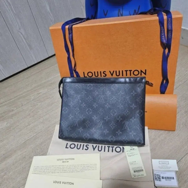 [BUNJANG] Louis Vuitton Pochette Voyage Clutch Bag Monogram / 정품 풀박스 실사 루이비통 포쉐트 보야주 클러치백 돕키트 명품 모노그램