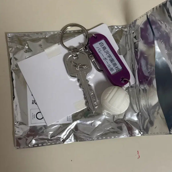 [BUNJANG] Haikyuu Shiratorizawa Trading Charm Keychain / 하이큐 시라토리자와 트레이딩 참 열쇠 키링