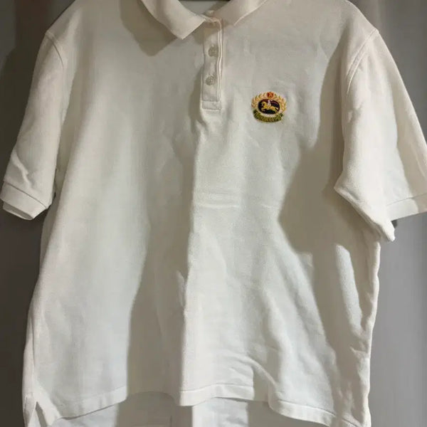 [BUNJANG] Burberry White & Navy Polo Shirts Bundle / 버버리 화이트,네이비 카라티
