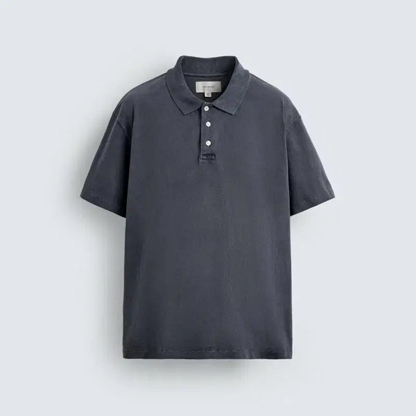 [BUNJANG] Zara Origin Garment Wash Pique Polo Shirt / 자라 오리진 가먼트워시 피케 카라티