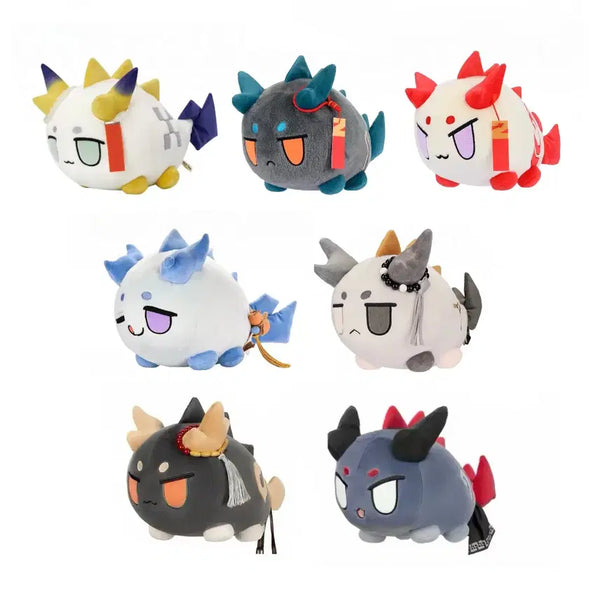 [BUNJANG] Arknights Dragon Bubble Plush Toy / 명일방주 드래곤 버블 슈 시 더스크 니엔 링 왕 총웨 위 누이 인형
