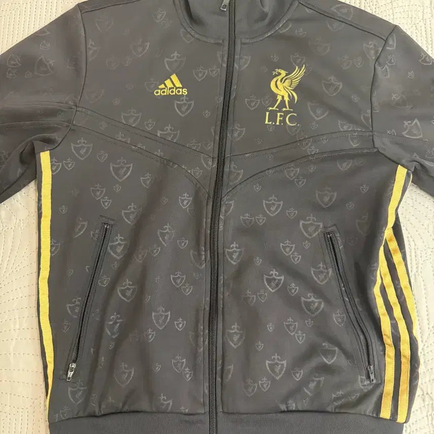 [BUNJANG] Adidas Liverpool FC Track Top Jersey - Grey / 아디다스 트랙탑 져지 그레이