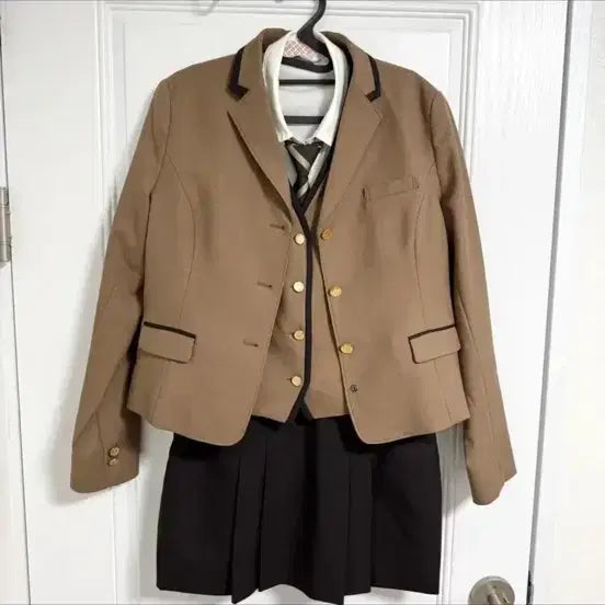[BUNJANG] School Uniform Set (Winter) - Skirt Altered / 여주st 동복 교복 세트