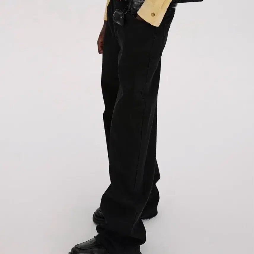 [BUNJANG] Recto Low Rise Denim Black M / 렉토 로우라이즈 데님 블랙 M