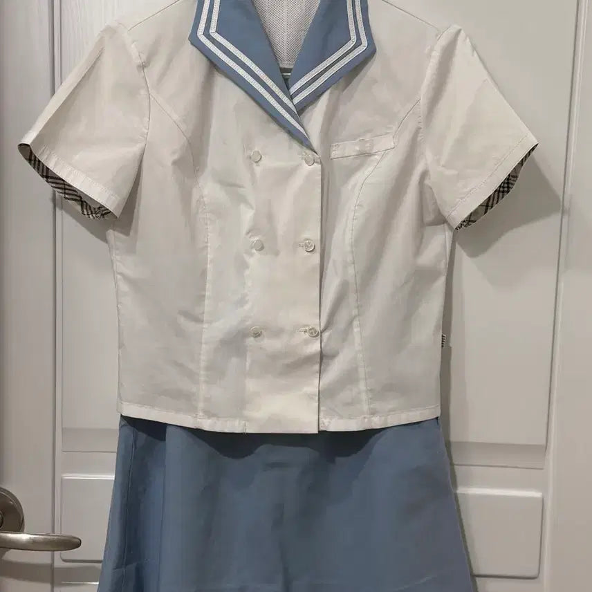 [BUNJANG] Sailor Uniform Style Summer Set / 세일러 교복st 하복 교복 세트