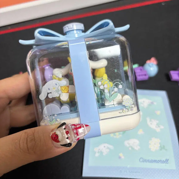 [BUNJANG] Sanrio Characters Gift Box LEGO DIY Building Kit / 산리오 캐릭터 선물상자 레고 DIY 조립하기 판매해요!