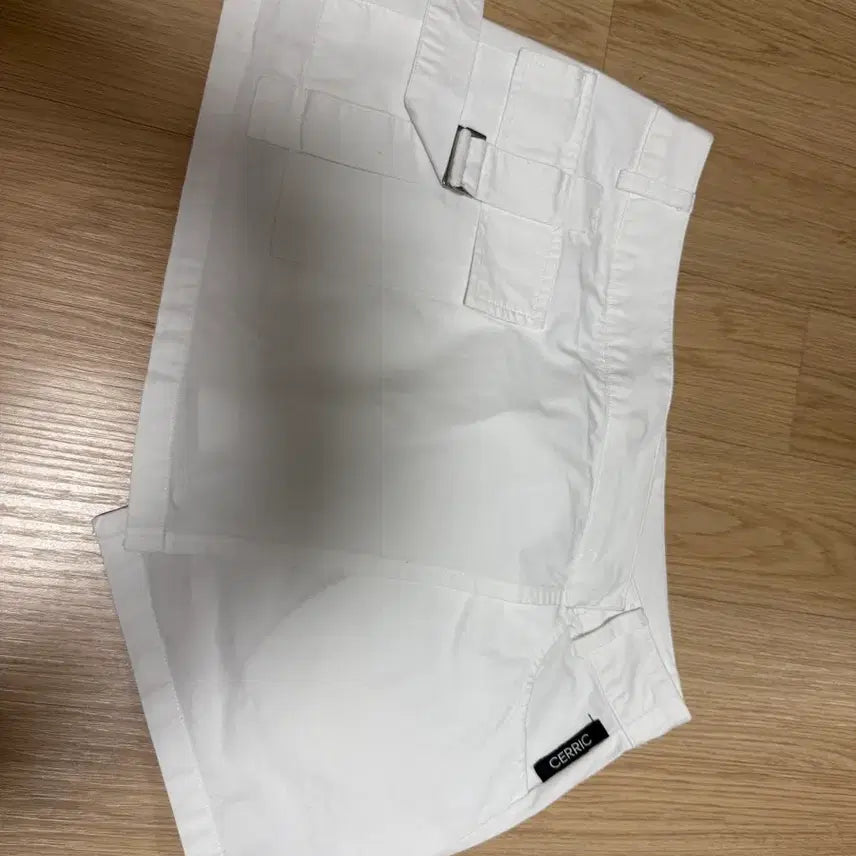 [BUNJANG] SERIC White Cotton Pants Set with Layered Skirt / 세릭 바지