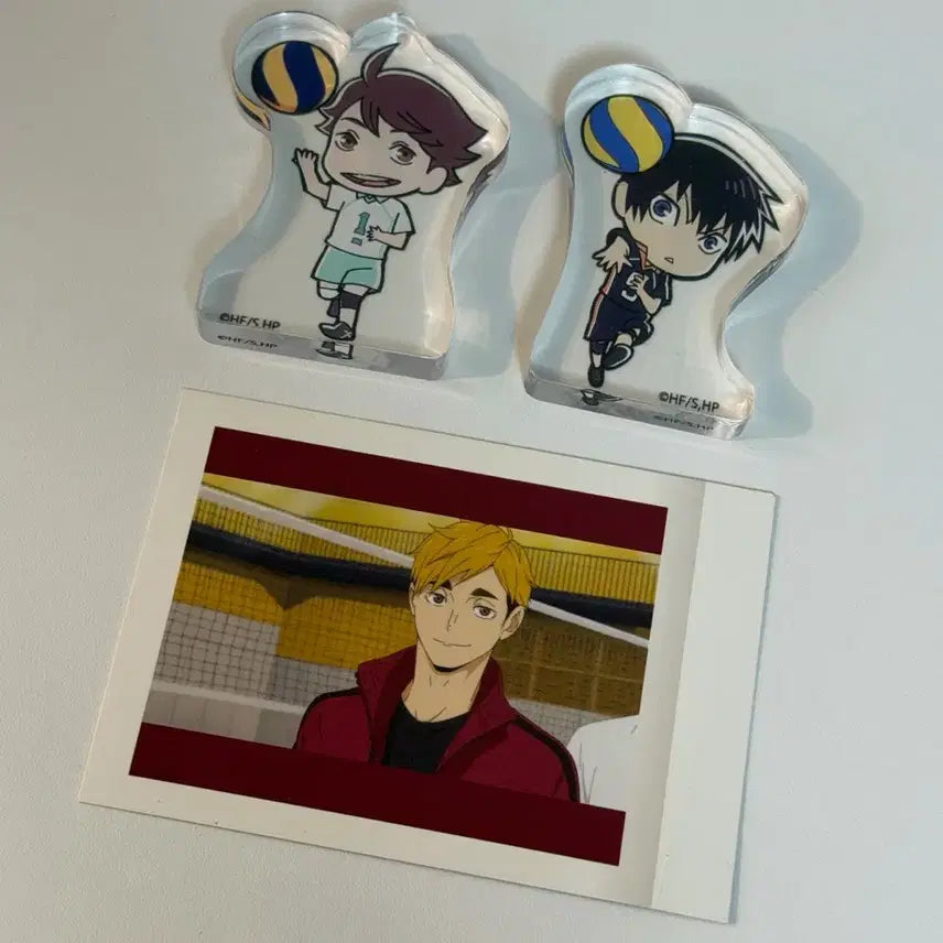 [BUNJANG] Haikyuu!! Kageyama Oikawa Atsumu Acrylic Stand & Pass Collection Cards Bundle Set / 일괄) 하이큐 카게야마 오이카와 아츠무 아크릴 코롯토파샤코레카드
