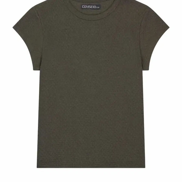 [BUNJANG] Koiseio 038 Pure Short Sleeve T-Shirt Charcoal / 코이세이오 038 퓨어 반팔티셔츠 차콜 / 모리걸빈티지오헤시오미세키서울