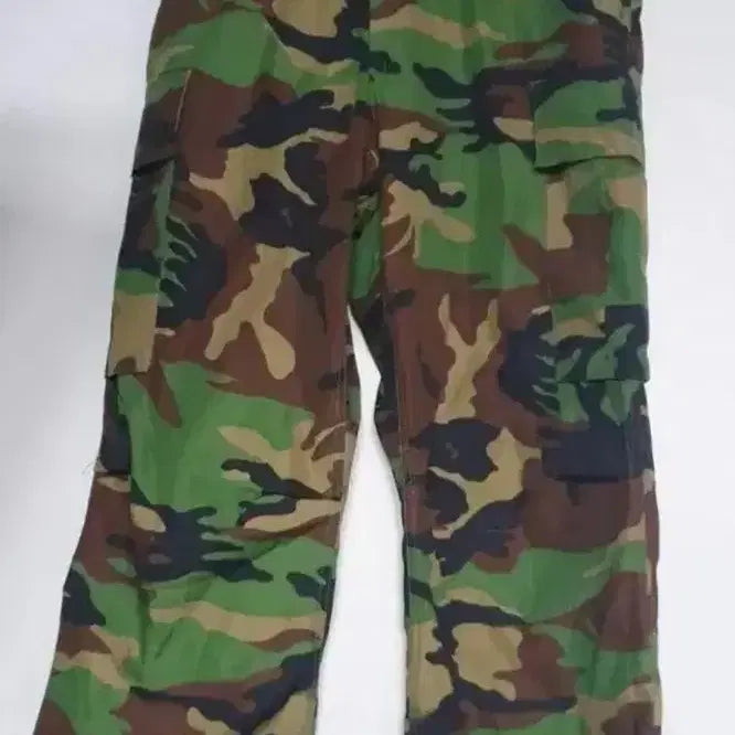 [BUNJANG] Frog Camouflage Combat Pants - Size 40/38 Equivalent / 개구리 군복 바지 얼룩무늬 전투복 작업복 100 40사이즈 일반바지 38사이즈