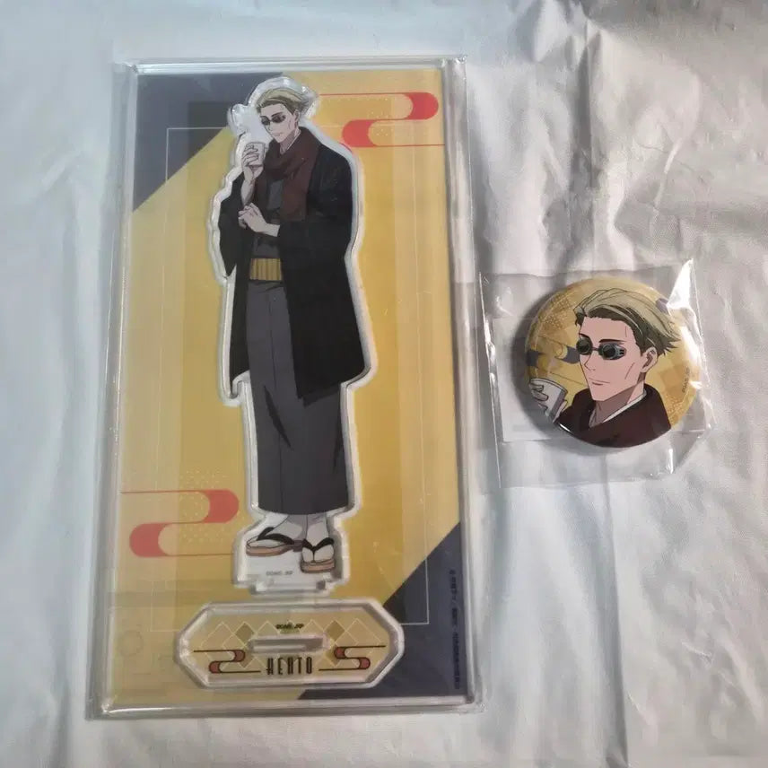 [BUNJANG] Jujutsu Kaisen Nanami Marukuji Acrylic Stand & Badge Bundle Set / 주술회전 나나미 마루쿠지 아크릴 스탠드 뱃지 일괄