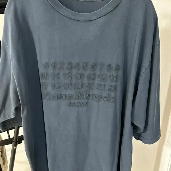 [BUNJANG] Maison Margiela Embroidered T-Shirt XL / 마르지엘라 엠브로이더드 반팔 XL