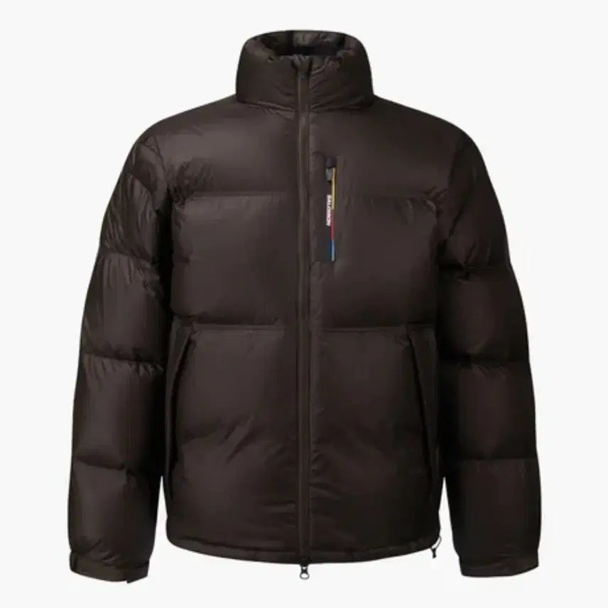 [BUNJANG] Salomon Contour Crop Down Jacket Chocolate Brown / 살로몬 컨투어 크롭 다운 초콜릿브라운