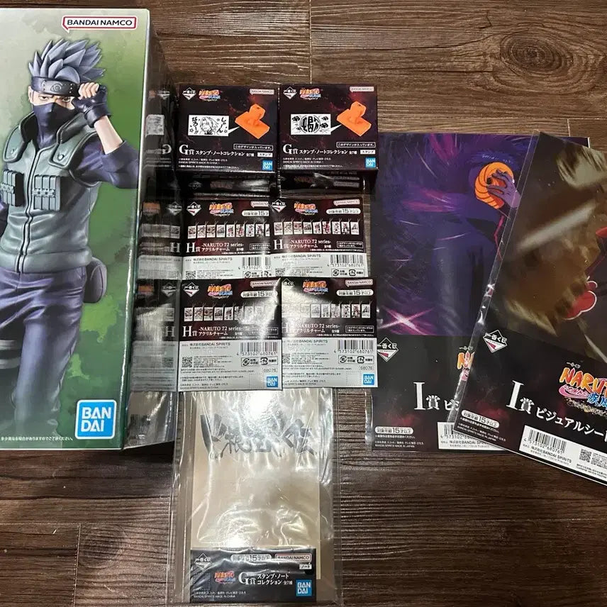 [BUNJANG] Naruto Kakashi MASTERLISE Figure C, G, H, I Ver. (Set of 10) / 카카시 C상 (G상 3개+H상 4개+I상 2개 서비스) 미개봉 새상품