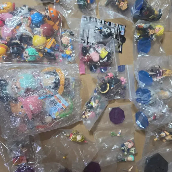 [BUNJANG] One Piece & Miffy Figure Keychain Bundle Set / 원피스 피규어 다수 미피 열쇠고리 등등 모두 일괄