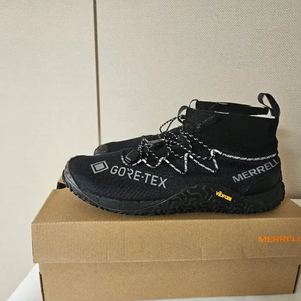 [BUNJANG] Merrell Trail Glove 7 GORE-TEX Men's Hiking Shoes Black / 새제품 머렐 트레일 글로브 7 고어텍스 블랙 280