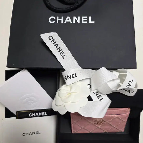 [BUNJANG] Chanel Classic Flat Card Holder Pink / 샤넬 핑크 카드 지갑