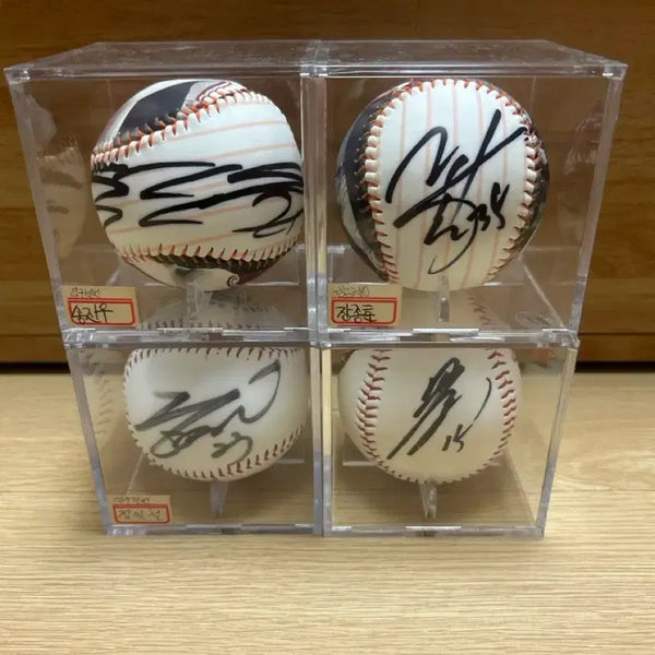 [BUNJANG] Hanwha Eagles Legend Autographed Baseball Set / 한화이글스 레전드 싸인볼