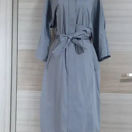 [BUNJANG] The I'Z Collection Striped Shirt Dress / 더아이잗컬렉션 스트라이프 셔츠 원피스