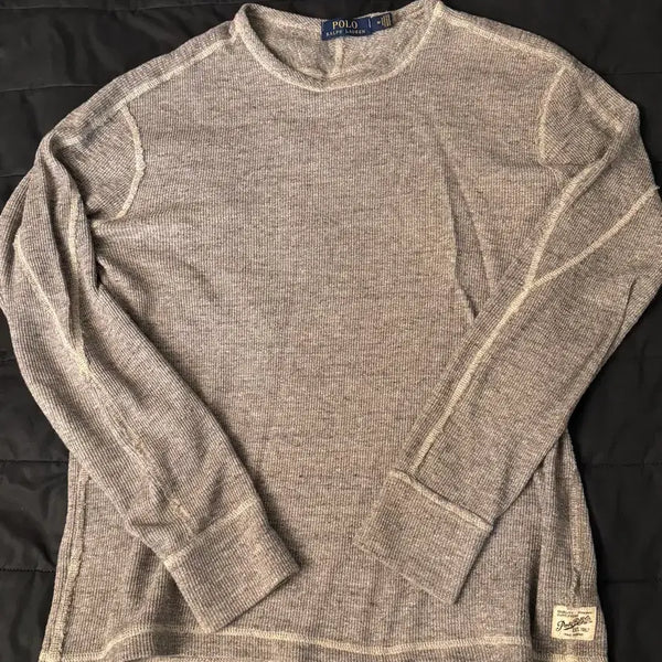 [BUNJANG] Polo Ralph Lauren RRL Style Thermal Waffle Long Sleeve / 폴로 RRL맛 써멀 와플 롱슬리브