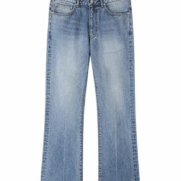 [BUNJANG] Artifects Regular Flare Jeans Light Indigo / 아트이프액츠 래귤러 플레어 진 라이트인디고