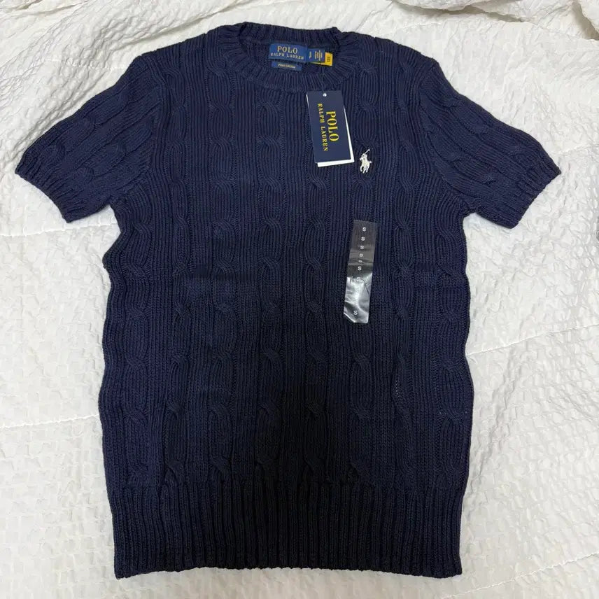 [BUNJANG] Polo Ralph Lauren Short Sleeve Knit Navy S / <새상품>폴로 반팔니트 네이비 s