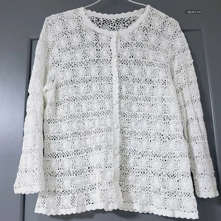 [BUNJANG] Handmade Crochet Cardigan / 크로쉐 손뜨개 가디건