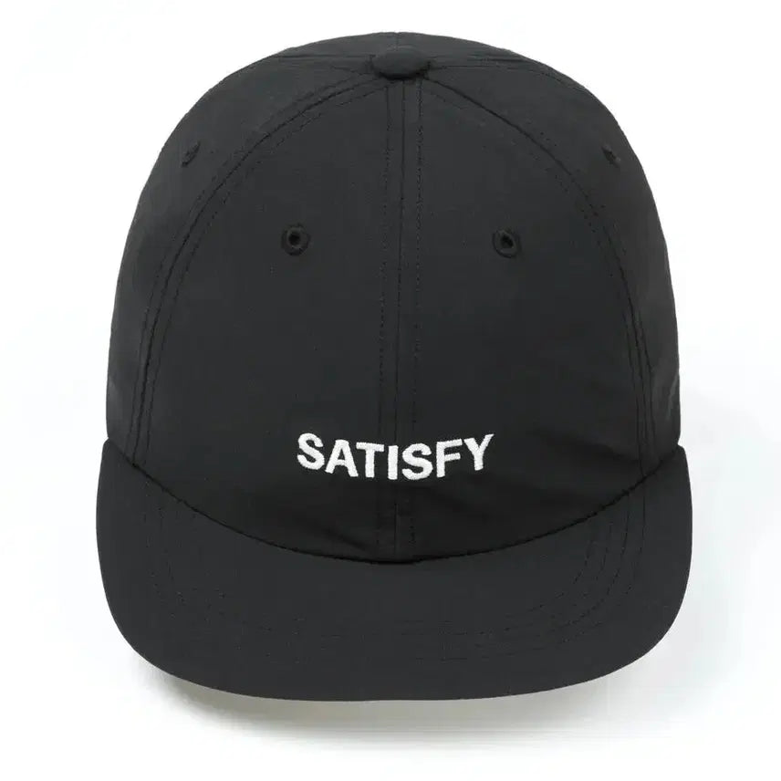 [BUNJANG] Satisfy Peace Shell Running Cap Black / 새티스파이 피스쉘 러닝캡